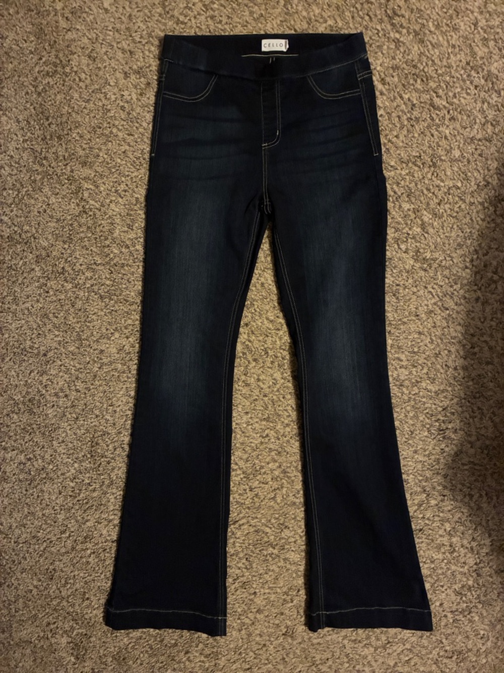 Cello pull on flare jeans -size medium